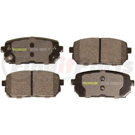 CX1296 by MONROE - Total Solution Ceramic Brake Pads