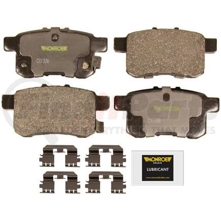 Monroe CX1336 Disc Brake Pad Set Monroe Brakes Total Solution Ceramic Brake Pads