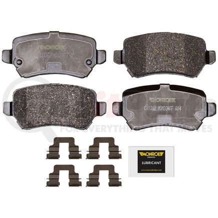 CX1362 by MONROE - Monroe Brakes Total Solution Ceramic Brake Pads