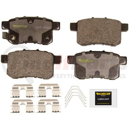 CX1451 by MONROE - Total Solution Ceramic Brake Pads