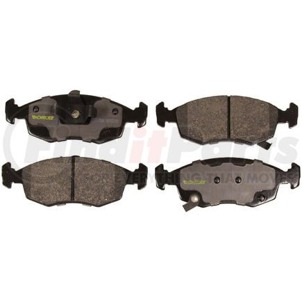 Monroe CX1568 Disc Brake Pad Set Monroe Brakes Total Solution Ceramic Brake Pads