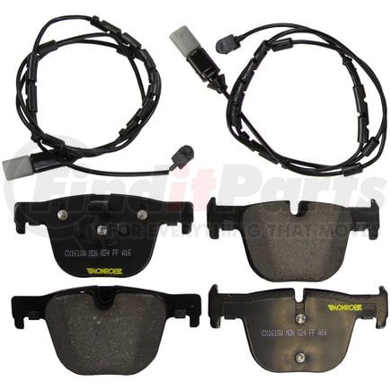 Monroe CX1610W Disc Brake Pad Set Monroe Brakes Total Solution Ceramic Brake Pads