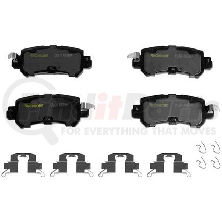 CX1624 by MONROE - Monroe Brakes Total Solution Ceramic Brake Pads