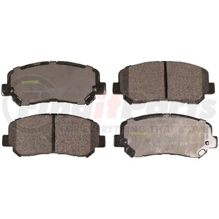 CX1640 by MONROE - Total Solution Ceramic Brake Pads