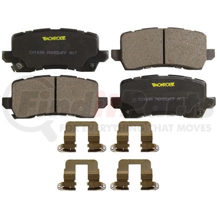 CX1698 by MONROE - Total Solution Ceramic Brake Pads