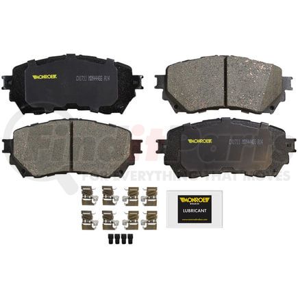 Monroe CX1711 Disc Brake Pad Set Monroe Brakes Total Solution Ceramic Brake Pads