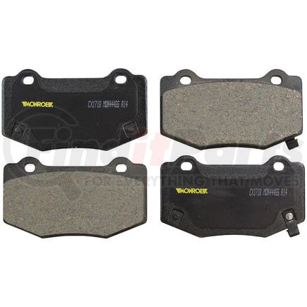 Monroe CX1718 Disc Brake Pad Set Monroe Brakes Total Solution Ceramic Brake Pads