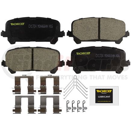 CX1724 by MONROE - Total Solution Ceramic Brake Pads