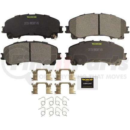 CX1736 by MONROE - Monroe Brakes Total Solution Ceramic Brake Pads