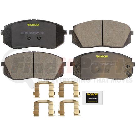 CX1803 by MONROE - Monroe Brakes Total Solution Ceramic Brake Pads
