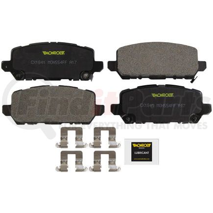 Monroe CX1841 Disc Brake Pad Set Monroe Brakes Total Solution Ceramic Brake Pads