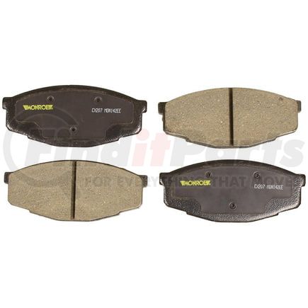 CX207 by MONROE - Total Solution Ceramic Brake Pads