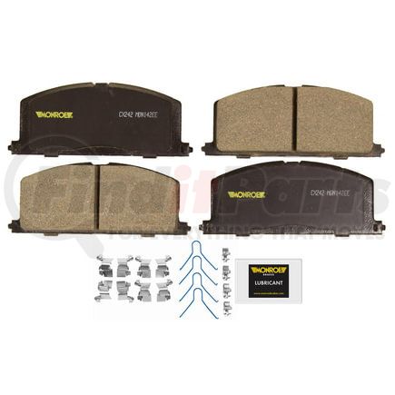 Monroe CX242 Disc Brake Pad Set Monroe Brakes Total Solution Ceramic Brake Pads