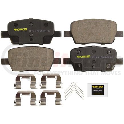 CX1914 by MONROE - Total Solution Ceramic Brake Pads