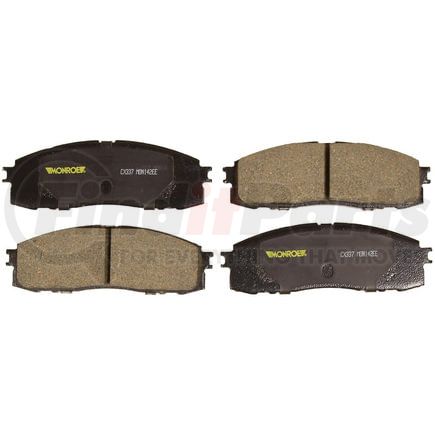 Monroe CX337 Disc Brake Pad Set Monroe Brakes Total Solution Ceramic Brake Pads