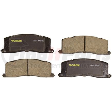 CX501 by MONROE - Monroe Brakes Total Solution Ceramic Brake Pads