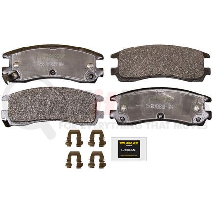 CX698 by MONROE - Total Solution Ceramic Brake Pads