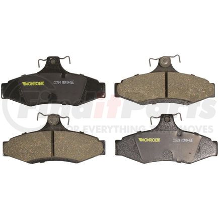 CX724 by MONROE - Monroe Brakes Total Solution Ceramic Brake Pads