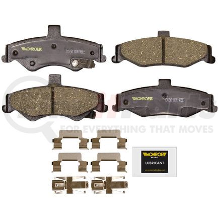 Monroe CX750 Disc Brake Pad Set Monroe Brakes Total Solution Ceramic Brake Pads