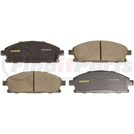 CX855A by MONROE - Total Solution Ceramic Brake Pads