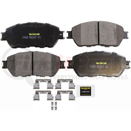 CX906B by MONROE - Monroe Brakes Total Solution Ceramic Brake Pads