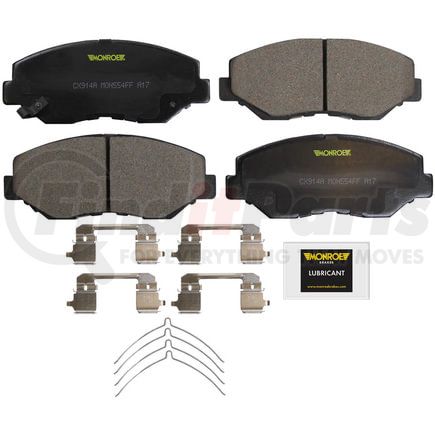 CX914A by MONROE - Monroe Brakes Total Solution Ceramic Brake Pads