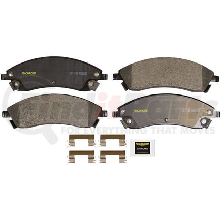 DX1019A by MONROE - Monroe Brakes Total Solution Semi-Metallic Brake Pads
