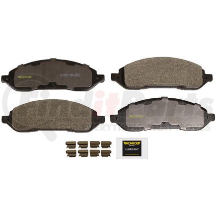 Monroe DX1022 Disc Brake Pad Set Monroe Brakes Total Solution Semi-Metallic Brake Pads