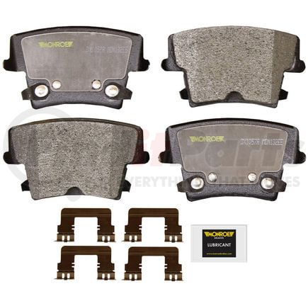DX1057A by MONROE - Monroe Brakes Total Solution Semi-Metallic Brake Pads