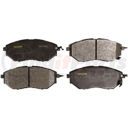 DX1078 by MONROE - Monroe Brakes Total Solution Semi-Metallic Brake Pads