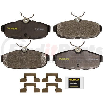 DX1082 by MONROE - Total Solution Semi-Metallic Brake Pads