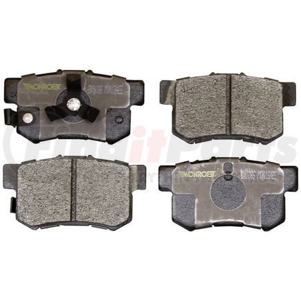 DX1086 by MONROE - Monroe Brakes Total Solution Semi-Metallic Brake Pads