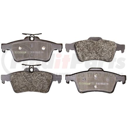 DX1095 by MONROE - Total Solution Semi-Metallic Brake Pads