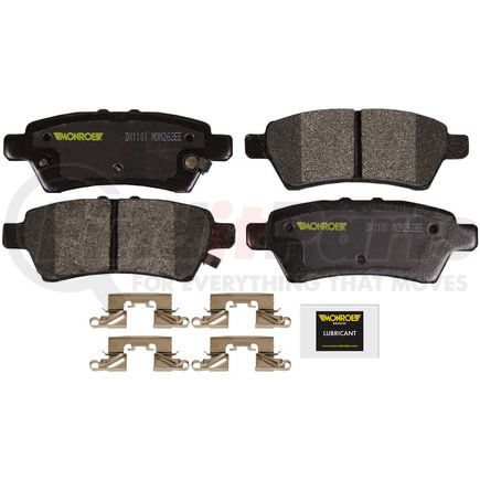 DX1101 by MONROE - Monroe Brakes Total Solution Semi-Metallic Brake Pads