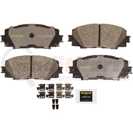 DX1184A by MONROE - Total Solution Semi-Metallic Brake Pads