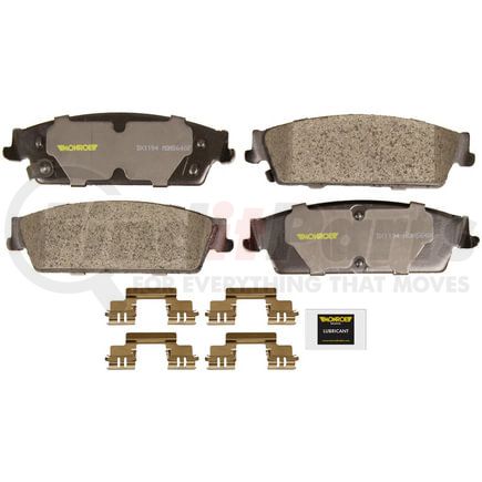 DX1194 by MONROE - Monroe Brakes Total Solution Semi-Metallic Brake Pads