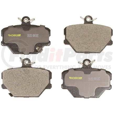 DX1252 by MONROE - Total Solution Semi-Metallic Brake Pads
