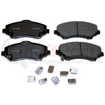 DX1273 by MONROE - Monroe Brakes Total Solution Semi-Metallic Brake Pads