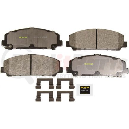Monroe DX1286 Disc Brake Pad Set Monroe Brakes Total Solution Semi-Metallic Brake Pads