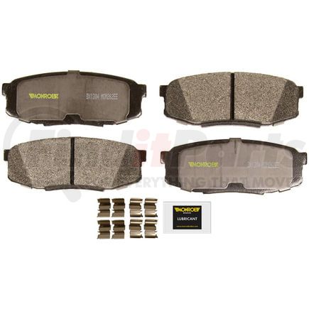 DX1304 by MONROE - Monroe Brakes Total Solution Semi-Metallic Brake Pads