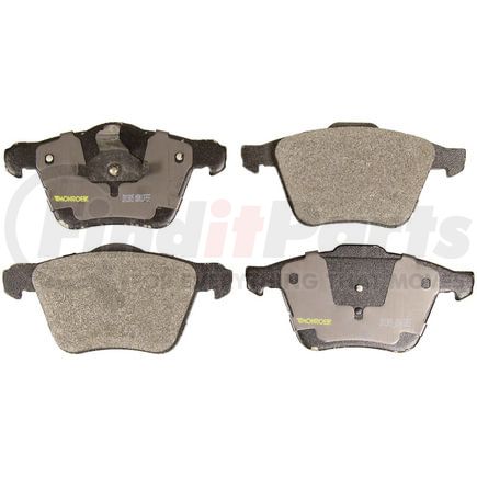 Monroe DX1305 Disc Brake Pad Set Monroe Brakes Total Solution Semi-Metallic Brake Pads