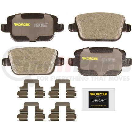 DX1314 by MONROE - Total Solution Semi-Metallic Brake Pads
