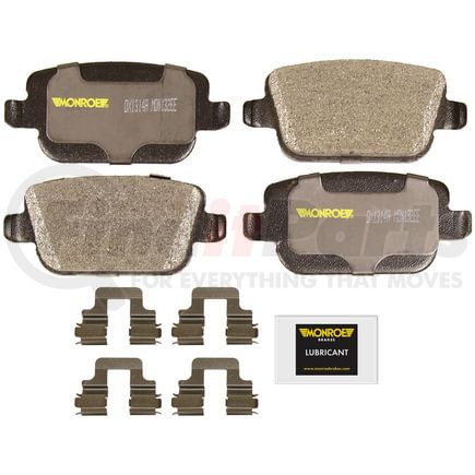 DX1314A by MONROE - Total Solution Semi-Metallic Brake Pads