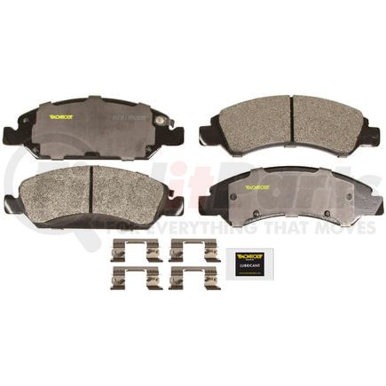 DX1363 by MONROE - Total Solution Semi-Metallic Brake Pads