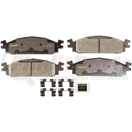 DX1376 by MONROE - Total Solution Semi-Metallic Brake Pads