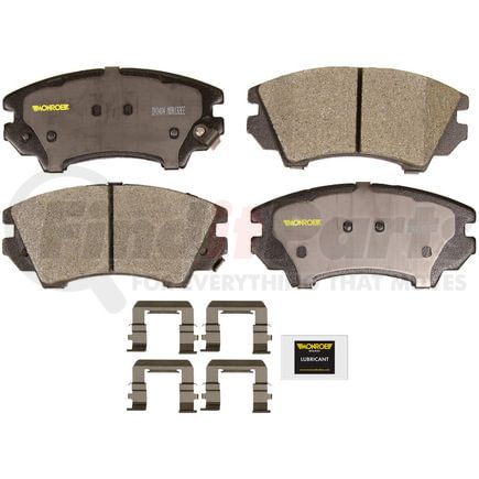 DX1404 by MONROE - Total Solution Semi-Metallic Brake Pads