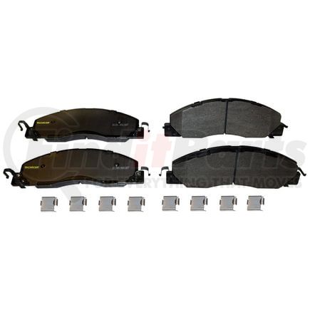 Monroe DX1399 Disc Brake Pad Set Monroe Brakes Total Solution Semi-Metallic Brake Pads