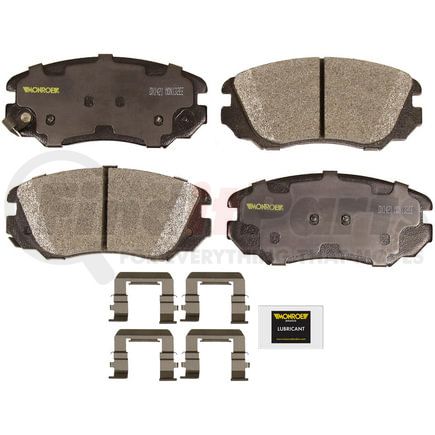 DX1421 by MONROE - Total Solution Semi-Metallic Brake Pads