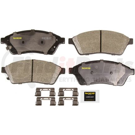 Monroe DX1422 Disc Brake Pad Set Monroe Brakes Total Solution Semi-Metallic Brake Pads
