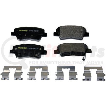 DX1445 by MONROE - Total Solution Semi-Metallic Brake Pads